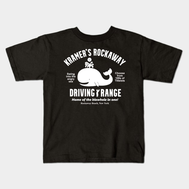 Seinfeld - Kramer's Rockaway Driving Range Kids T-Shirt by DrawingBarefoot